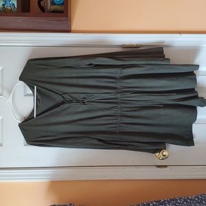 Forever 21 1x olive green romper